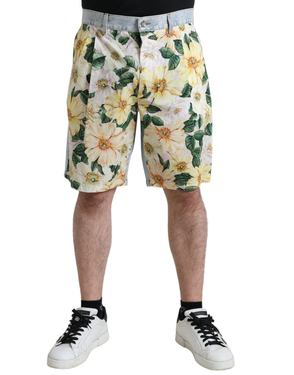 Dolce & Gabbana 100% Cotton bermuda shorts in multicolor