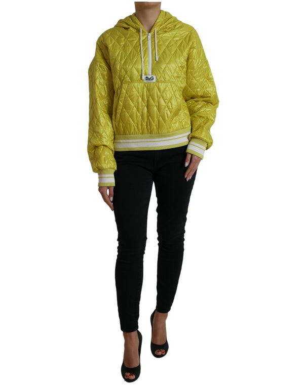 Dolce & Gabbana 100% Nylon jacket in yellow