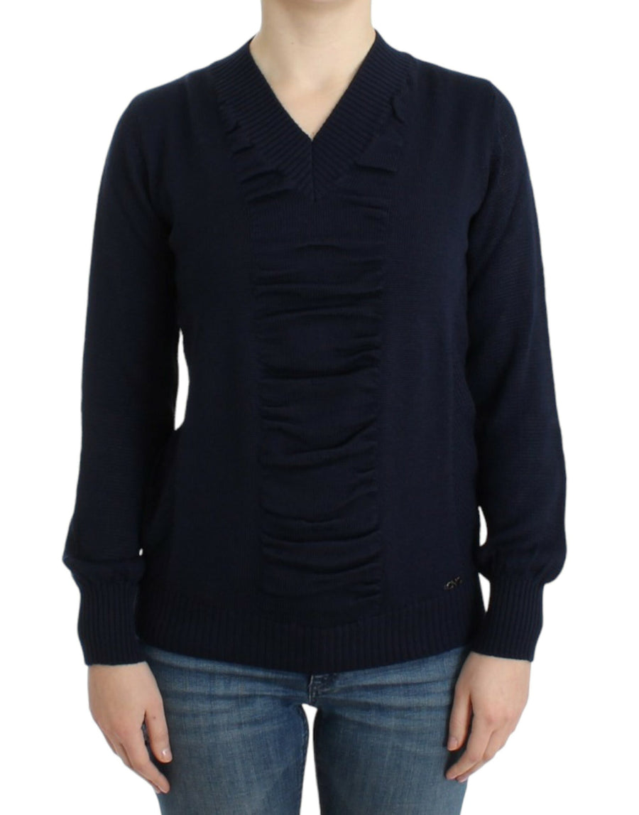 Costume National 50% Acrylic sweater in navy