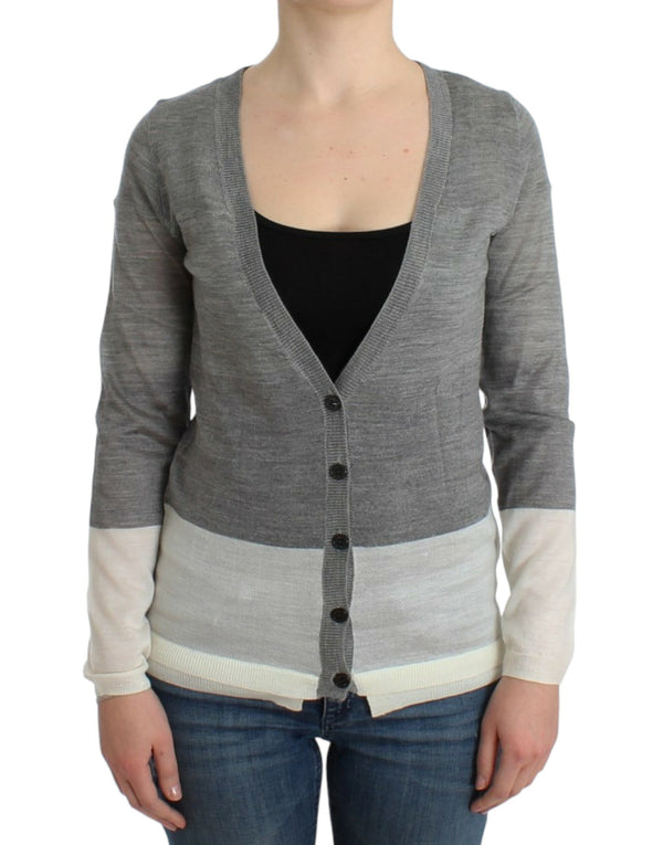 Costume National 70% Acrylic cardigan in gray
