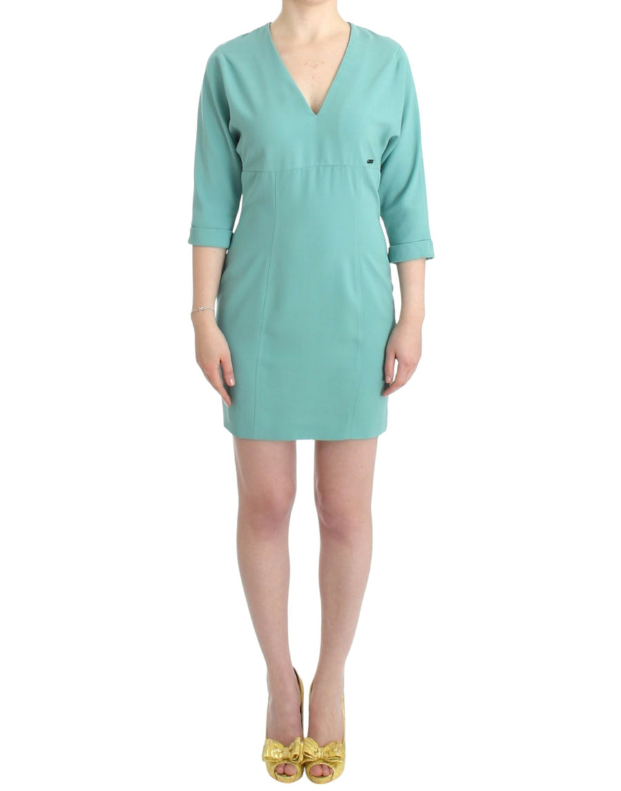 Costume National 100% Polyester dress in green