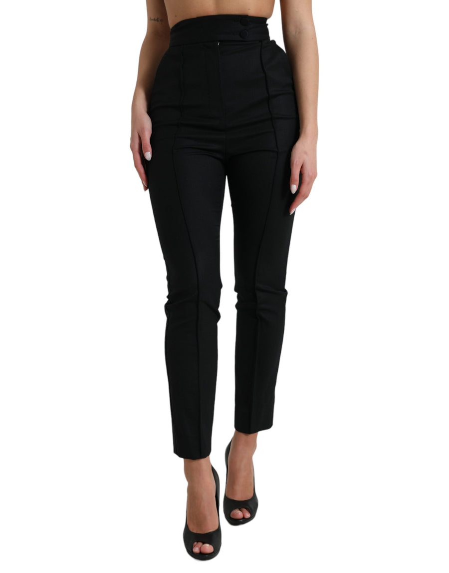 Dolce & Gabbana 99% Virgin Wool trousers in black