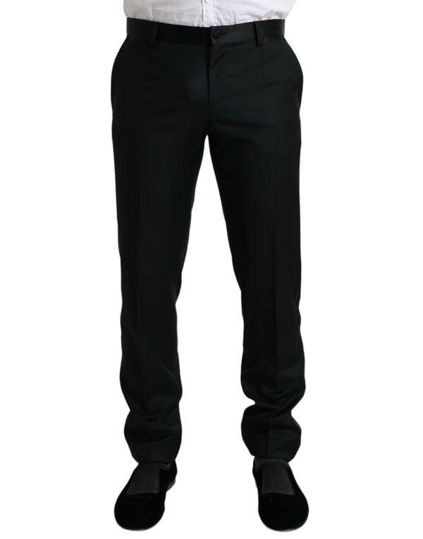 Dolce & Gabbana 79% Virgin Wool trouser in black