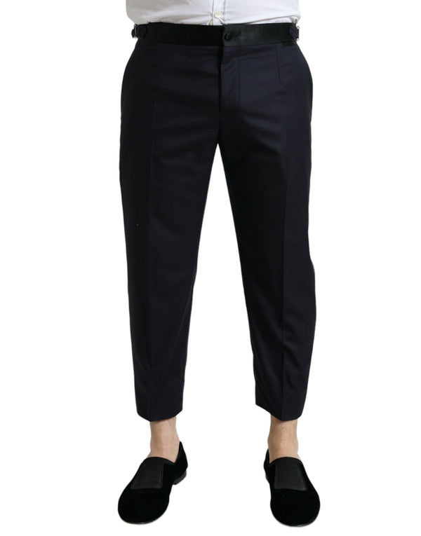 Dolce & Gabbana 90% Virgin Wool trousers in blue