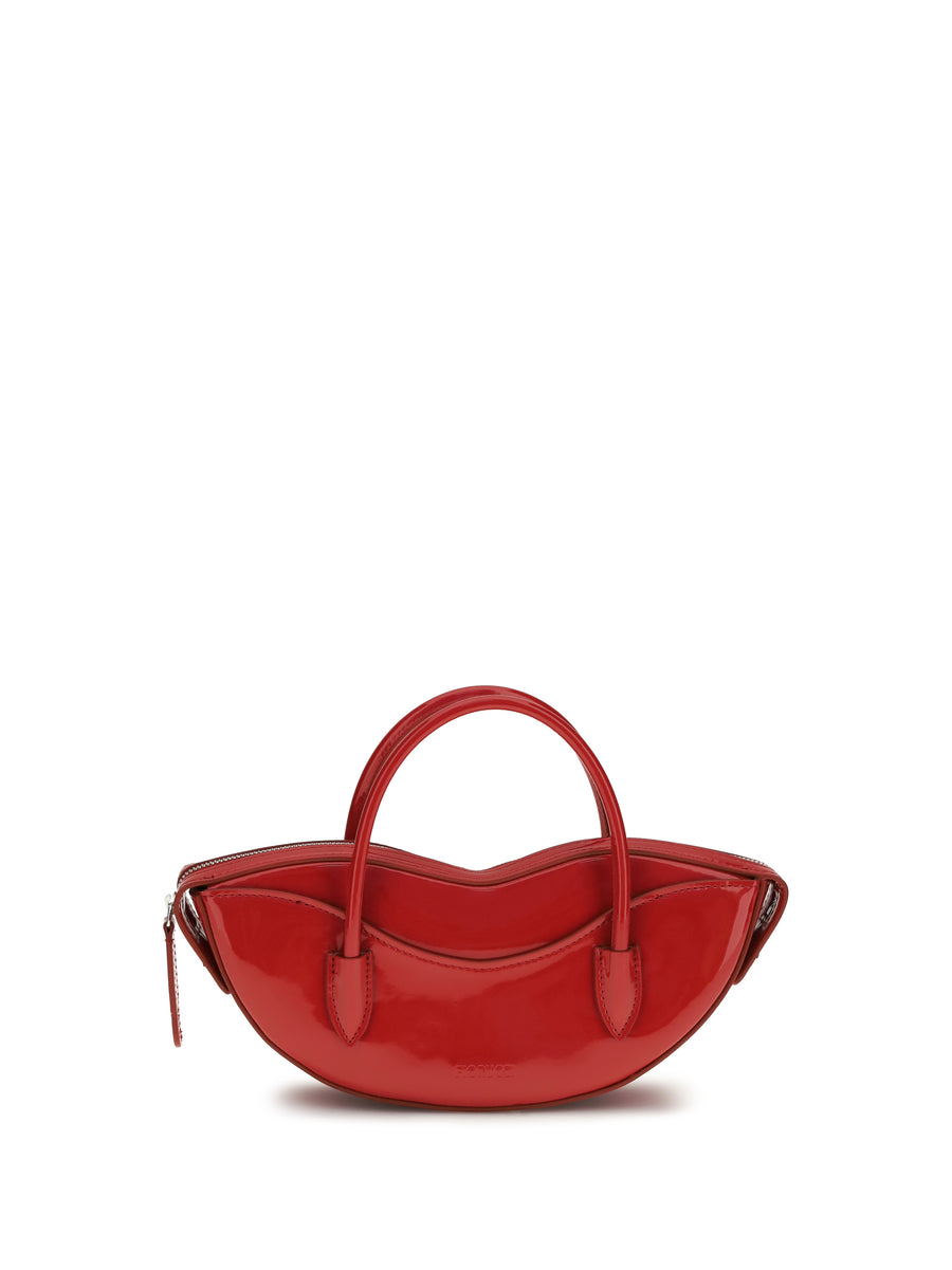 Fiorucci 100% Calf Leather Bos Taurus shoulder bag in red