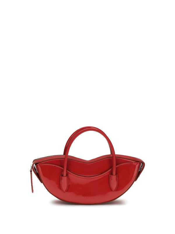 Fiorucci 100% Calf Leather Bos Taurus shoulder bag in red