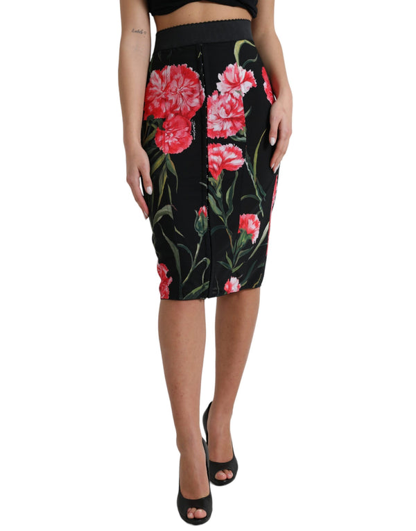 Dolce & Gabbana 84% Nylon 16% Elastane skirt in black