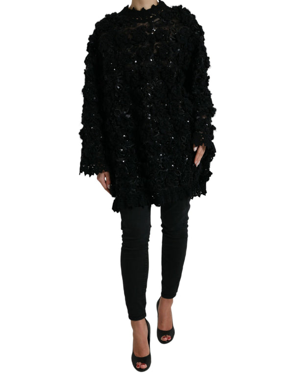 Dolce & Gabbana 100% Nylon sweater in black