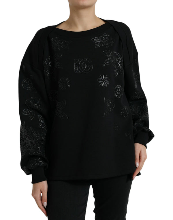 Dolce & Gabbana 93% Nylon sweater in black