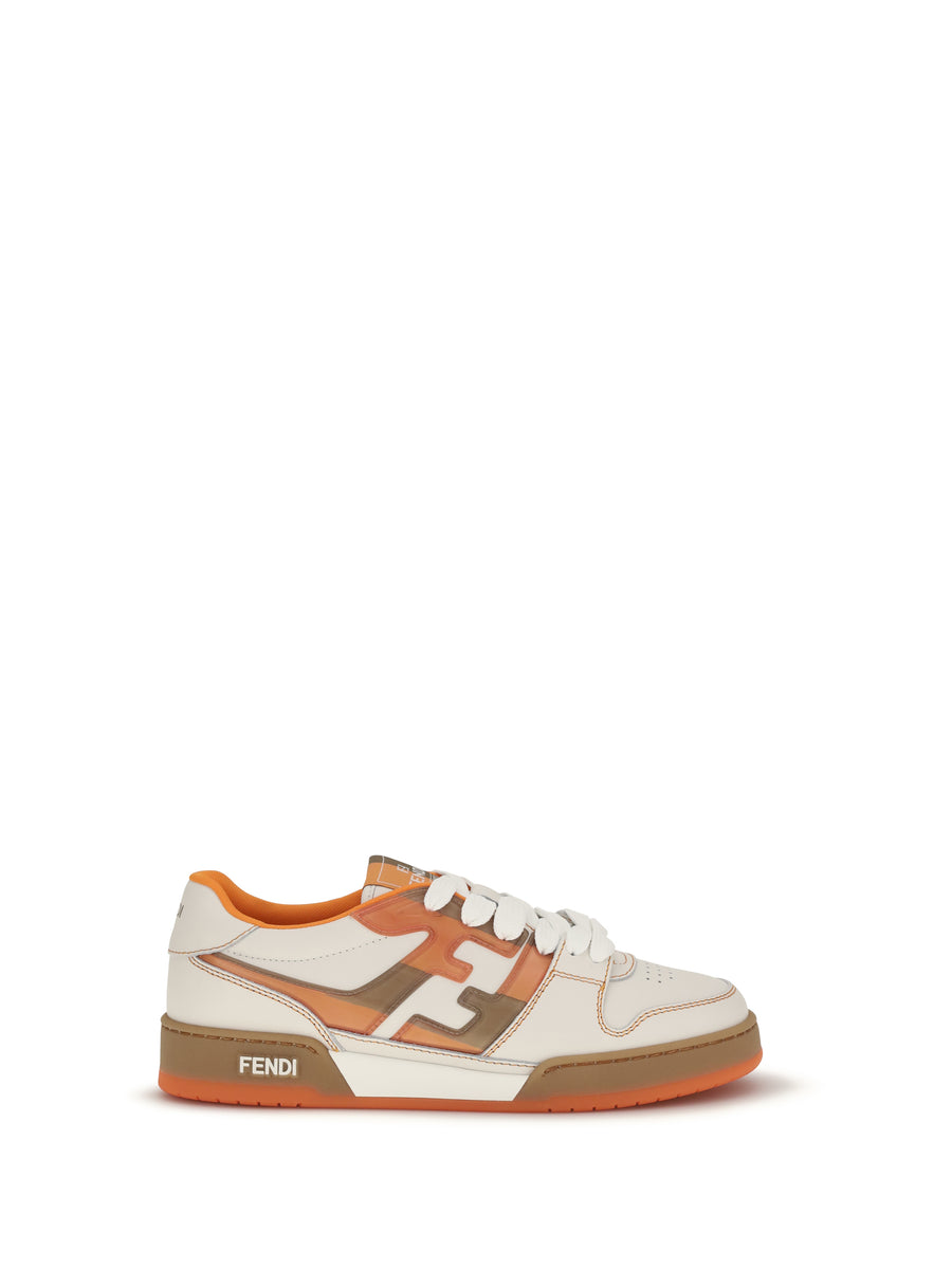 Fendi Upper: 100% chamois leather; Sole: 100% rubber sneaker in beige