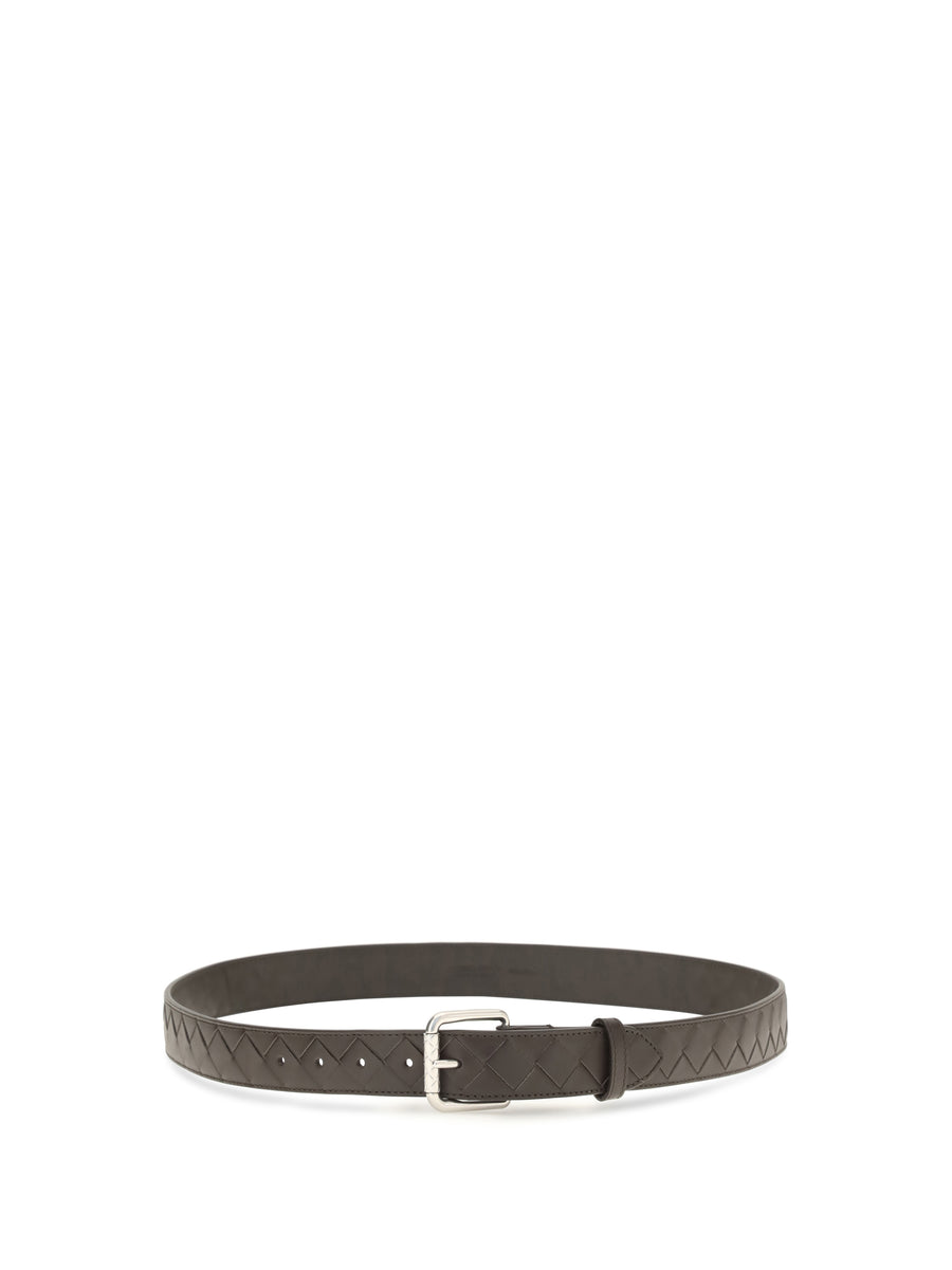 Belt Intrecciato Fondant-Silver Fondant/silver Calf Leather
