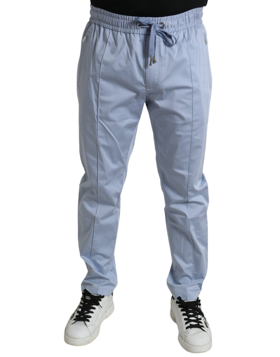 Dolce & Gabbana 96% Cotton 4% Elastane joggers in blue