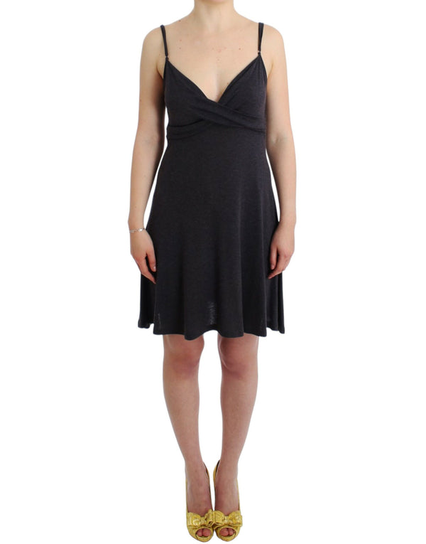 Costume National 70% Viscose dress in gray