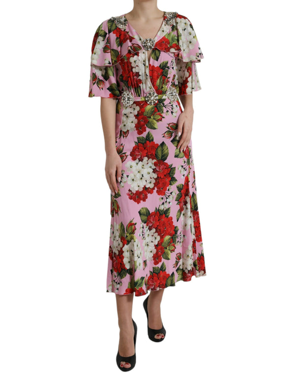 Dolce & Gabbana 89% Silk 11% Elastane dress in pink
