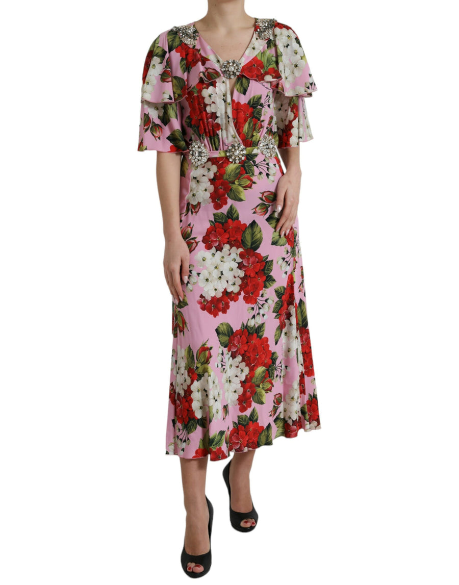 Dolce & Gabbana 89% Silk 11% Elastane dress in pink