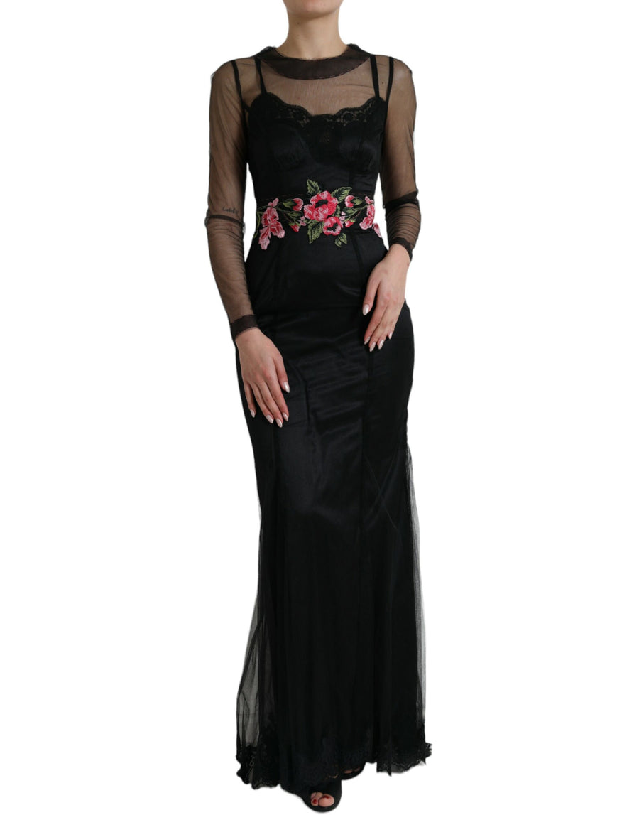 Dolce & Gabbana 87% Nylon dress in black