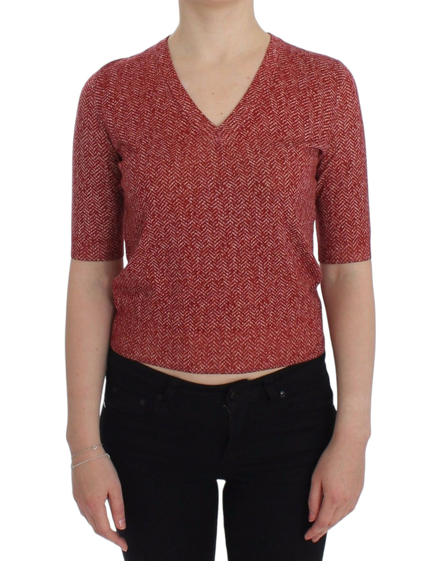 Dolce & Gabbana 100% Wool sweater in red