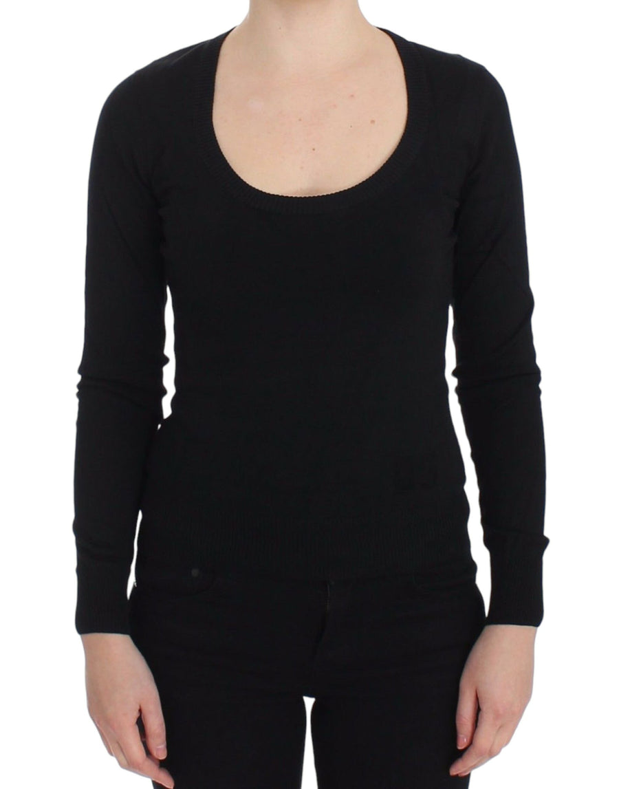 Dolce & Gabbana 70% Viscose sweater in black