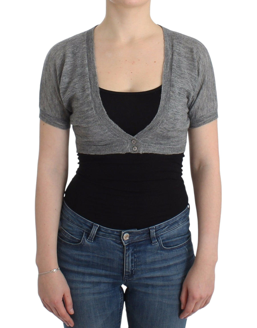 Ermanno Scervino 20% Alpaca cardigan in gray