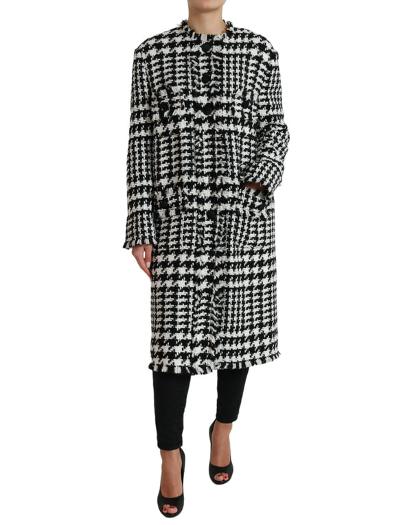 Dolce & Gabbana 59% Acrylic trench coat in black