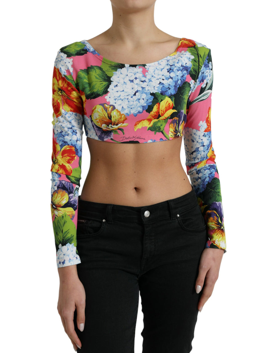 Dolce & Gabbana 96% Viscose 4% Elastane; Lining: 94% Silk 6% Elastane blouse in multicolor