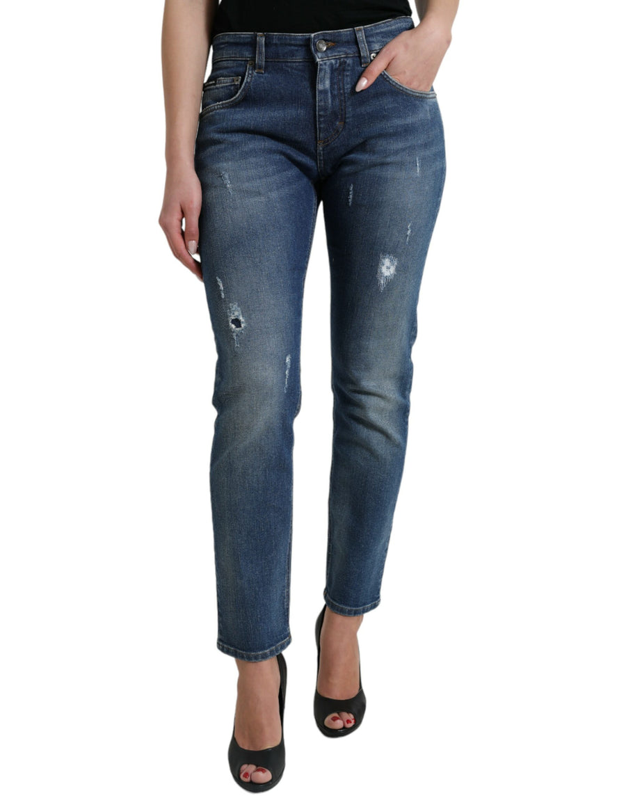 Dolce & Gabbana 98% Cotton jeans in blue