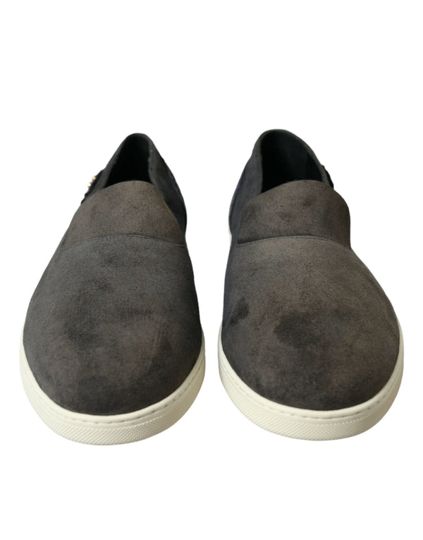 Dolce & Gabbana 68% Lambskin Leather slip-on in gray