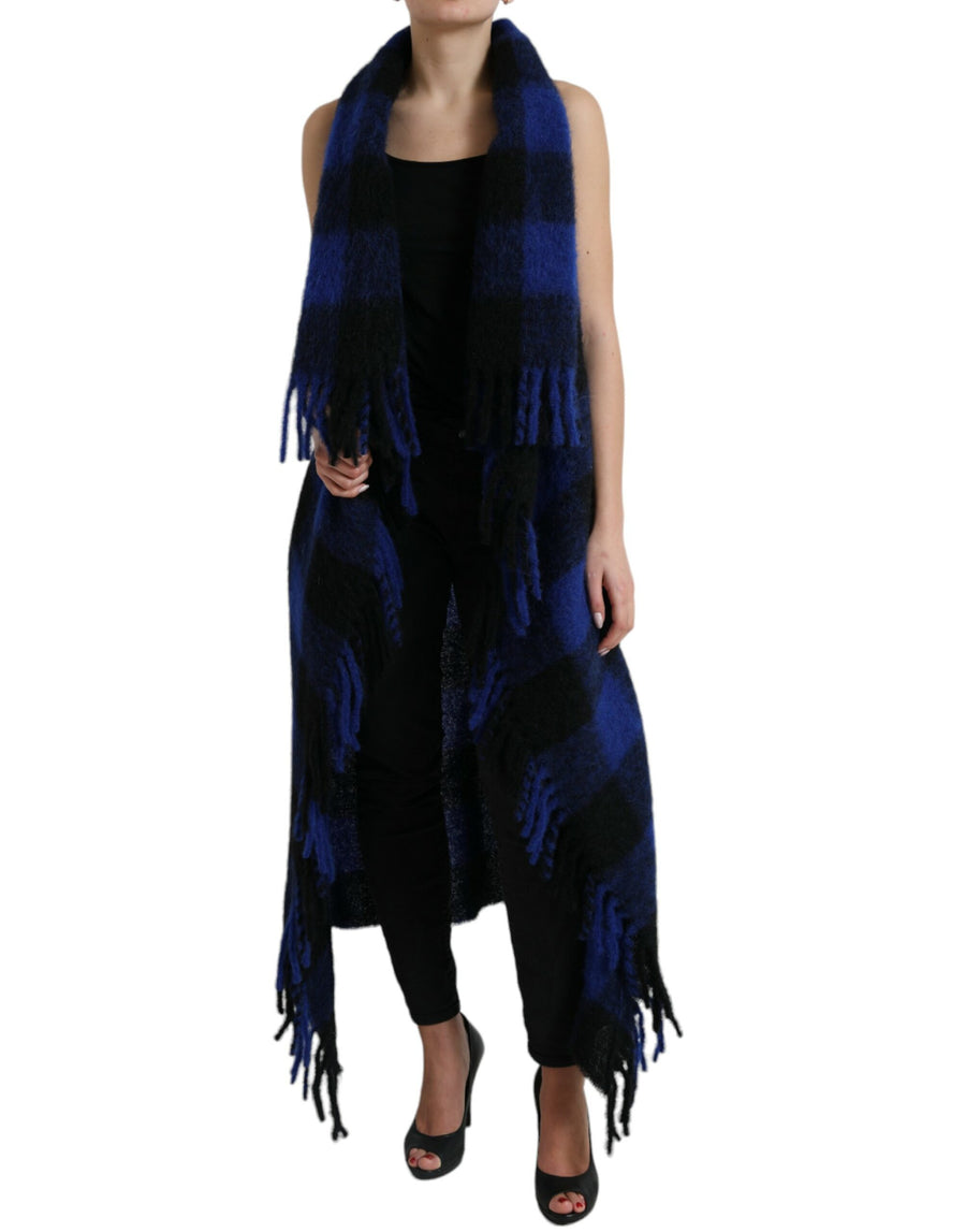 Dolce & Gabbana 28% Alpaca 28% Mohair 24% Virgin Wool 20% Nylon shawl in multicolor