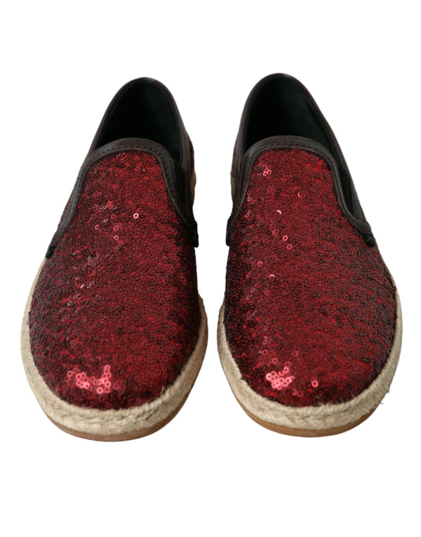 Dolce & Gabbana Leather loafer in red