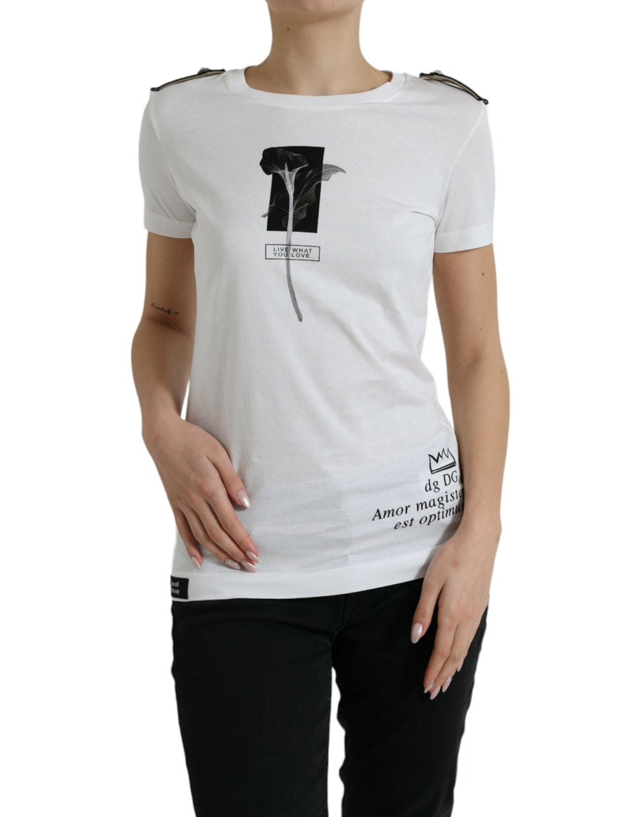 Dolce & Gabbana 100% Cotton t-shirt in white