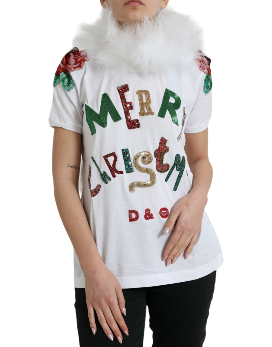 Dolce & Gabbana 100% Cotton t-shirt in white