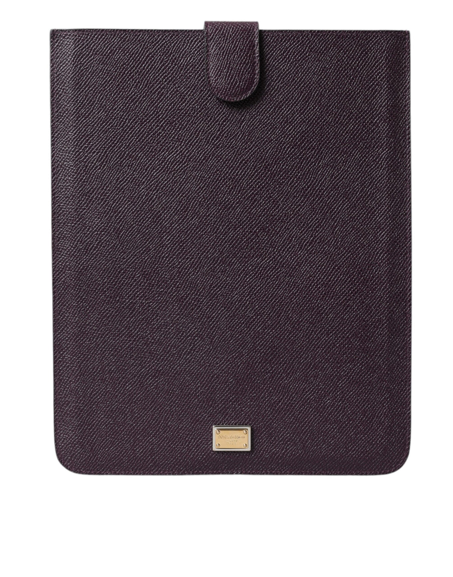 Dolce & Gabbana 100% Leather tablet sleeve in brown