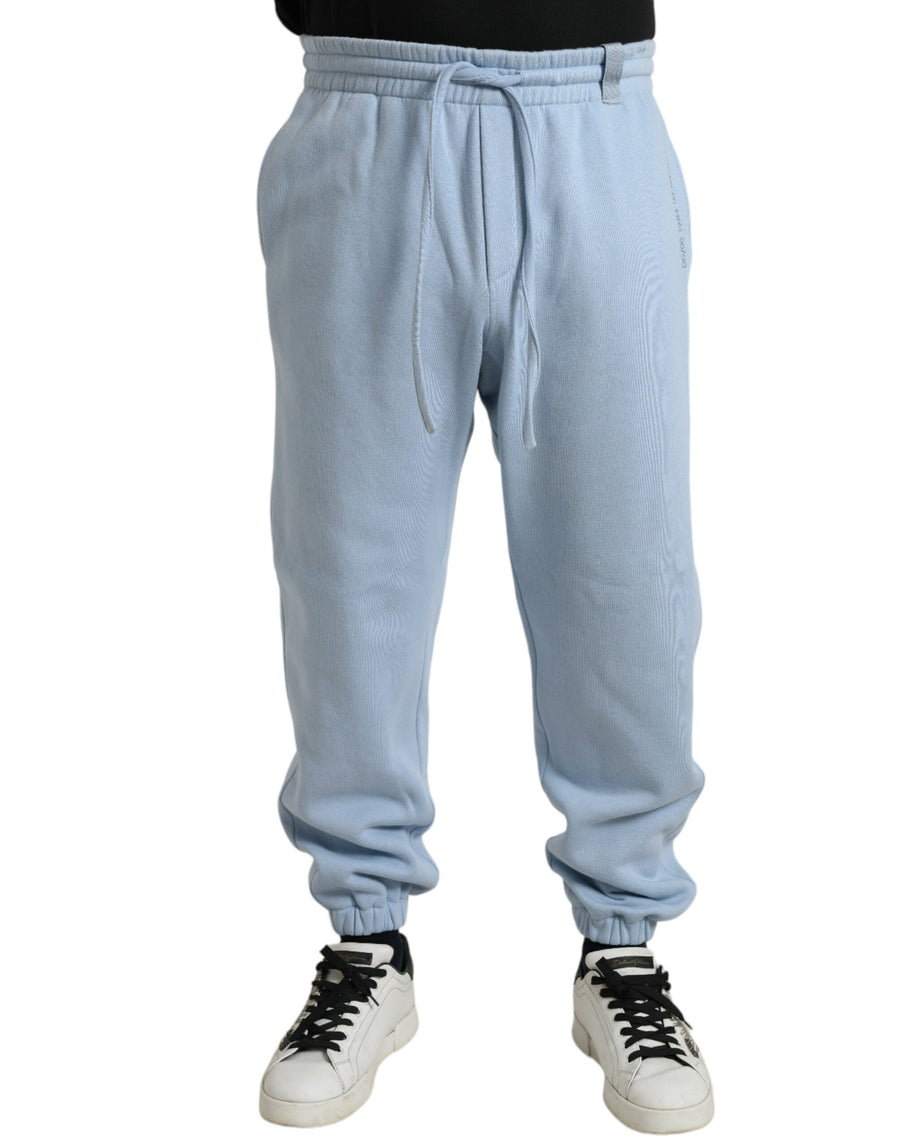Dolce & Gabbana 80% Cotton 20% Polyester joggers in blue