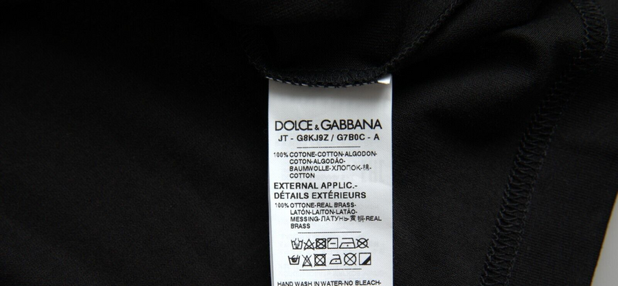Dolce & Gabbana 100% Cotton t-shirt in black