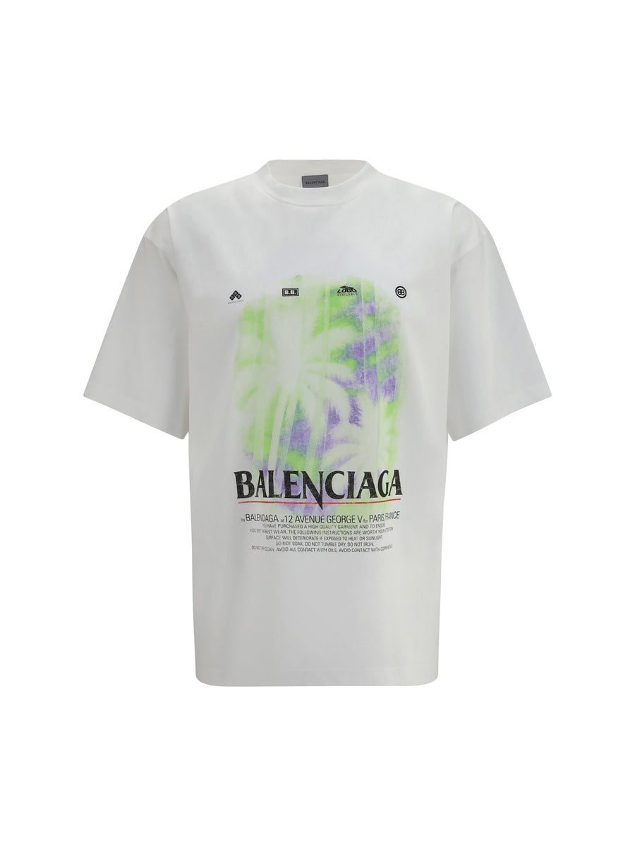 Balenciaga 100% Cotton t-shirt in white