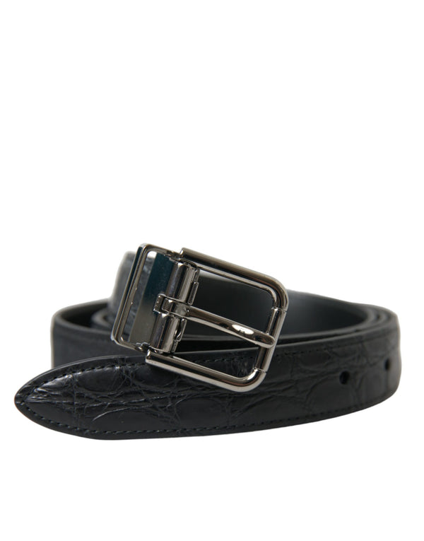 Dolce & Gabbana 100% Leather belt in black