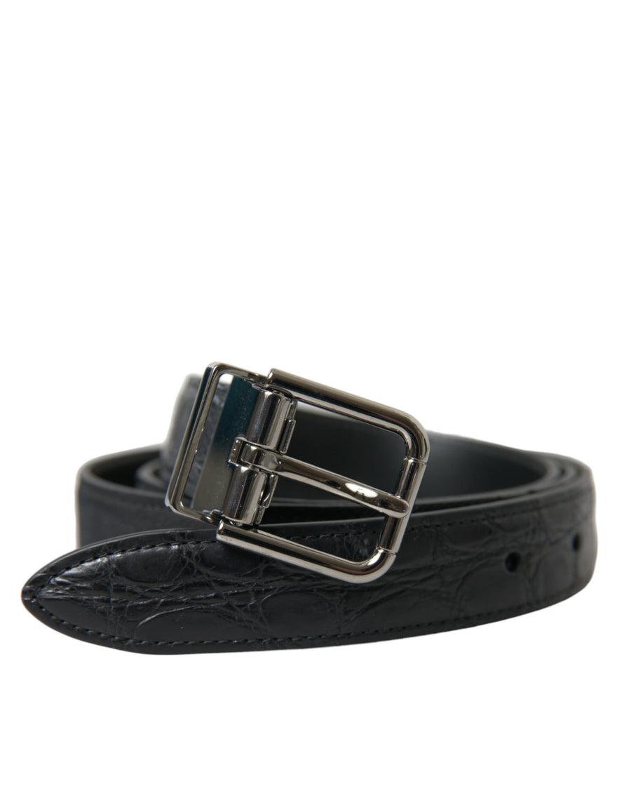 Dolce & Gabbana 100% Leather belt in black