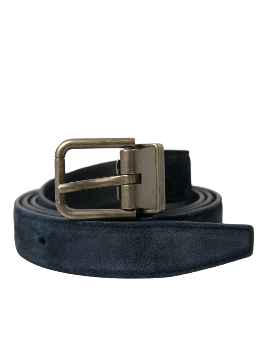 Dolce & Gabbana 100% Calf Leather (suede) belt in blue