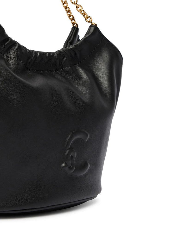 Coccinelle 100% Bovine Leather shoulder bag in black