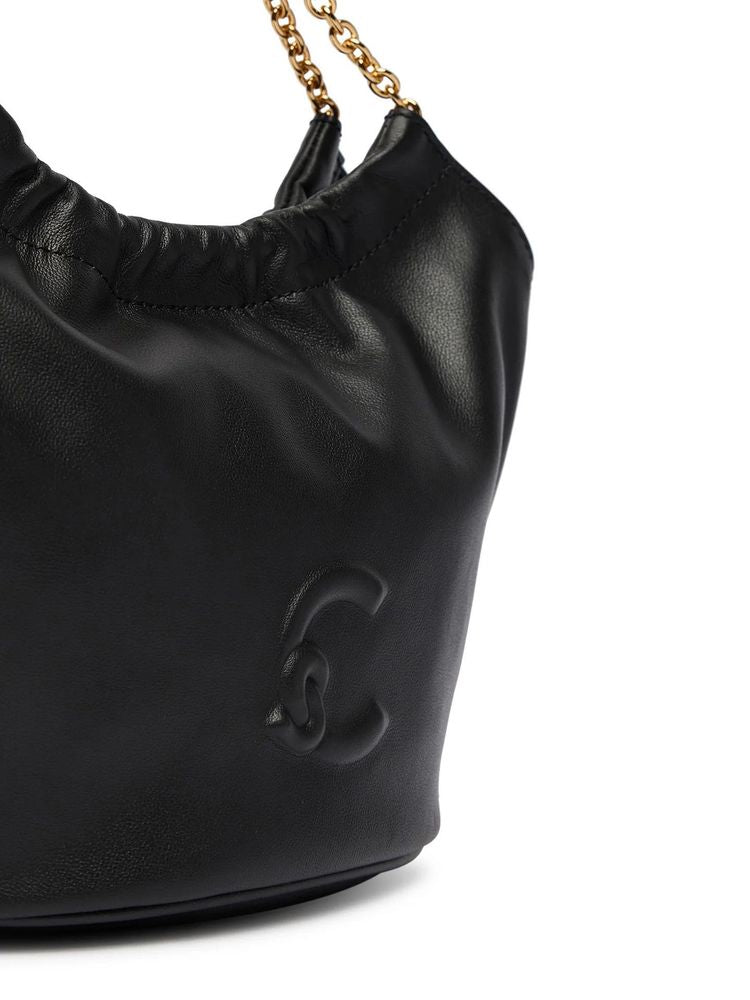Coccinelle 100% Bovine Leather shoulder bag in black