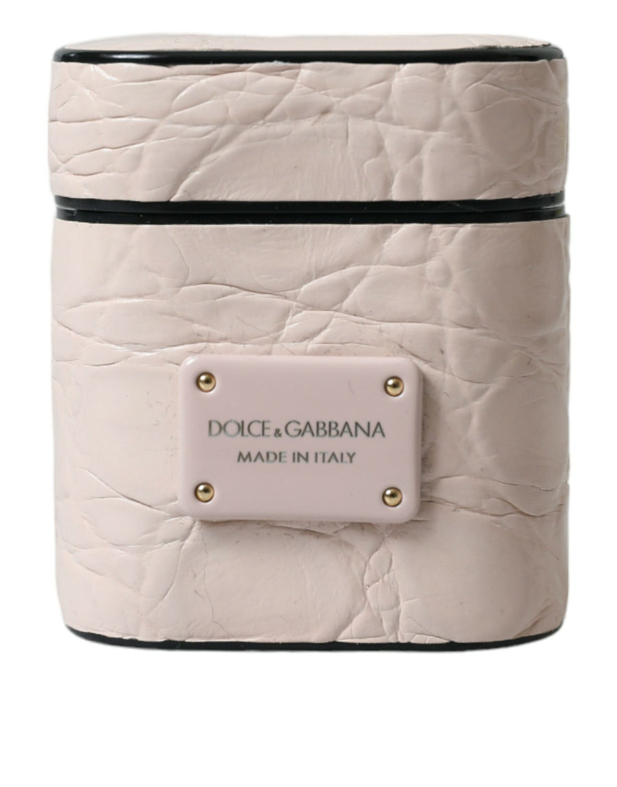 Dolce & Gabbana 100% Calf Leather case in pink