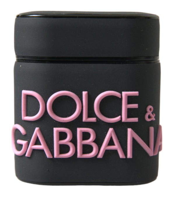 Dolce & Gabbana 40% PVC airpods case in black