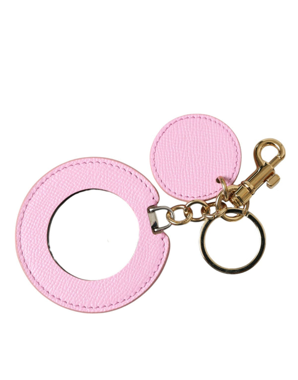 Dolce & Gabbana 100% Calf Leather key case in pink
