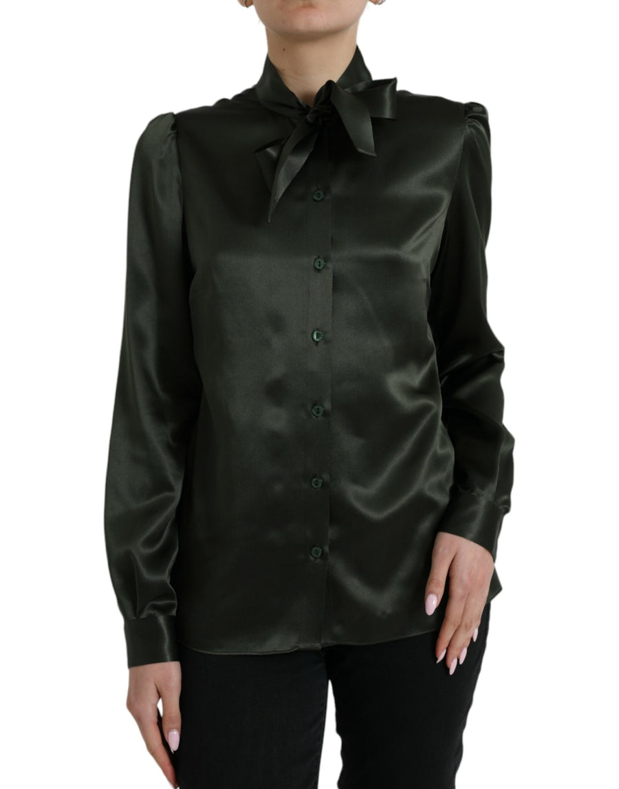 Dolce & Gabbana 100% Silk blouse in gray