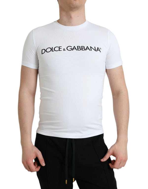 Dolce & Gabbana 100% Cotton t-shirt in white
