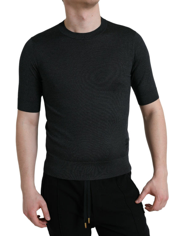 Dolce & Gabbana 100% Silk t-shirt in gray