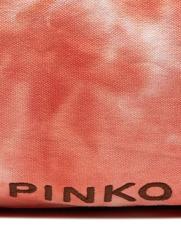 Pinko 100% Cotton tote bag in orange