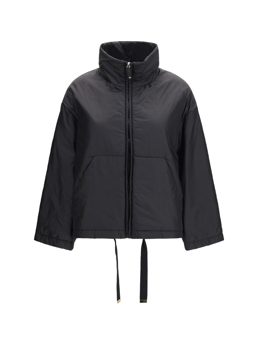 Short Padded Jacket Black Outer: Polyester Puffer