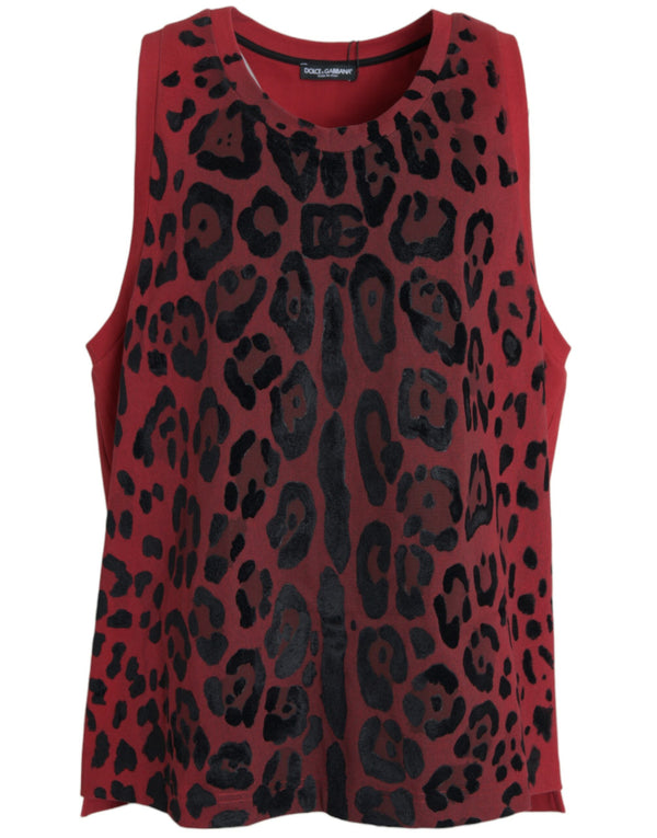 Dolce & Gabbana 100% Cotton tank top in red