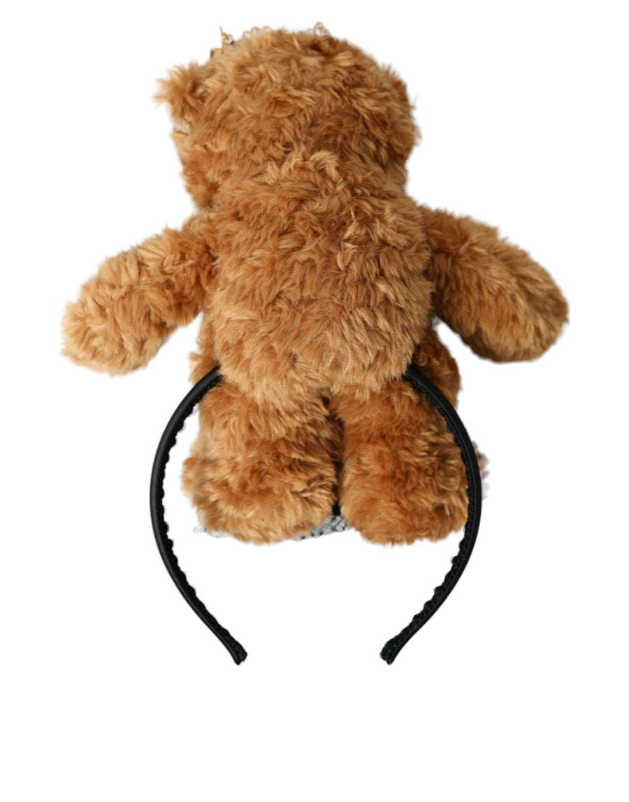 Dolce & Gabbana 80% Polyester hair band in brown